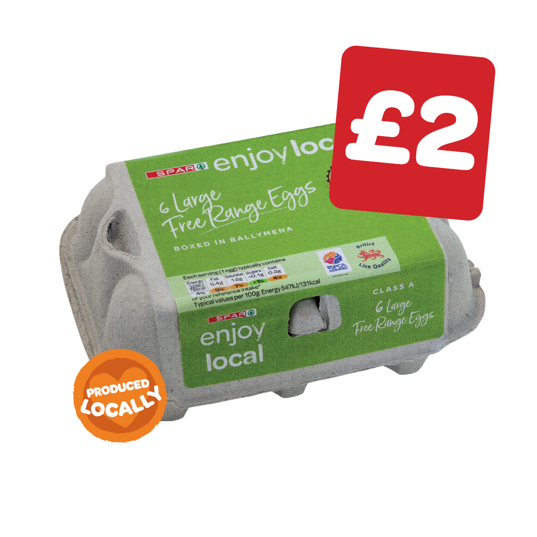 enjoy local Free Range Large Eggs