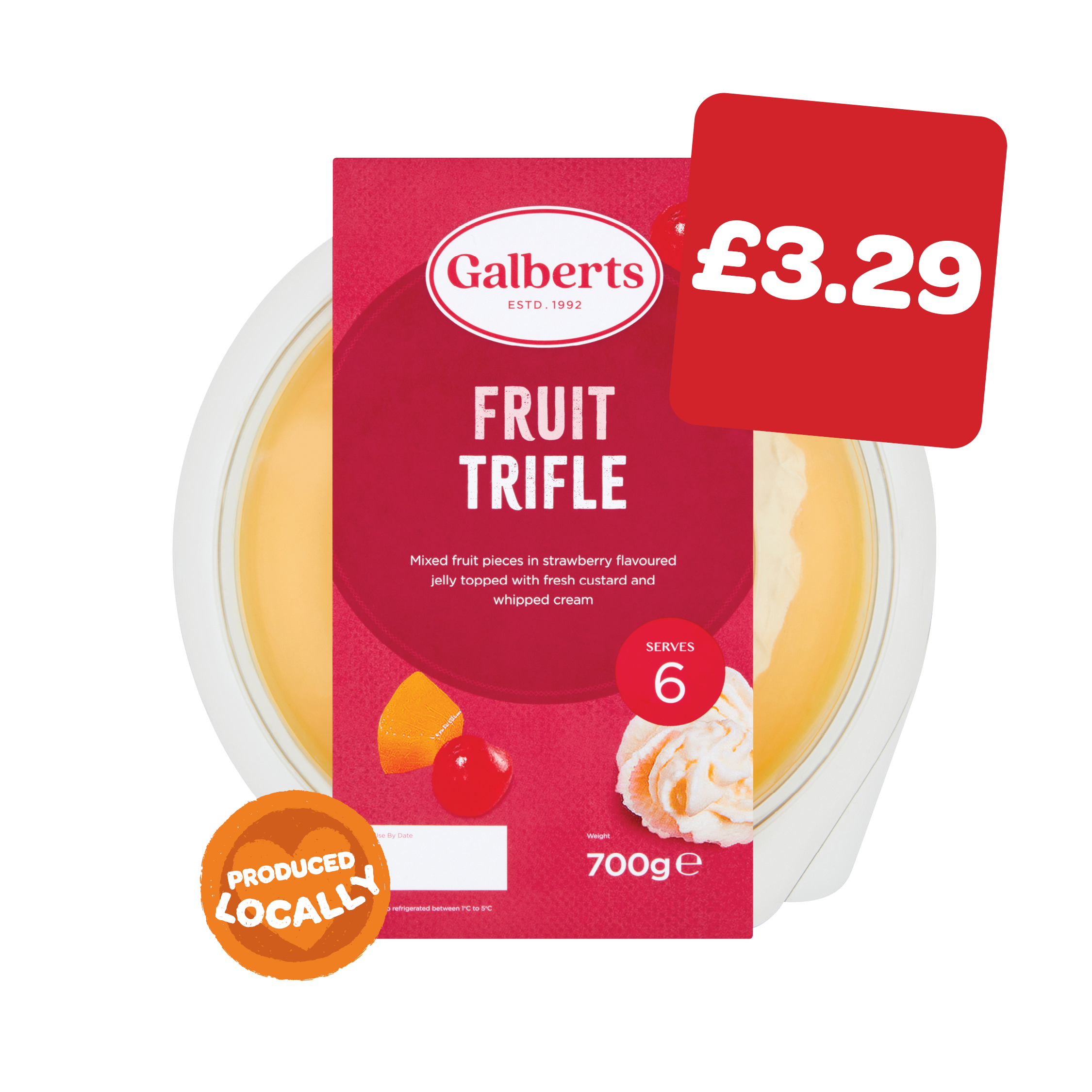 Galberts Fruit Trifle