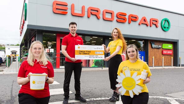 Fundraising gets back on track with local supermarkets supporting Children’s Cancer Charity
